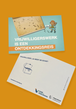 Set van 10 wenskaarten - Week van de Vrijwilliger 2024